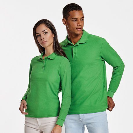 Polo Unisex Manga Larga