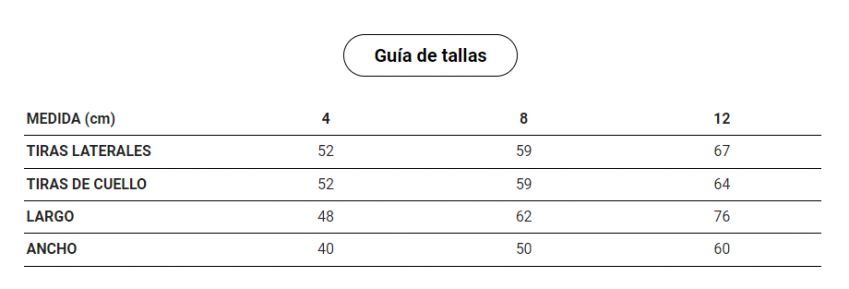 Delantal Peto Infantil