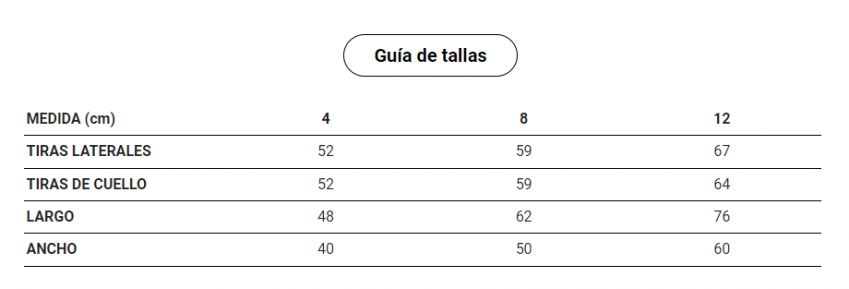 Delantal Peto Infantil