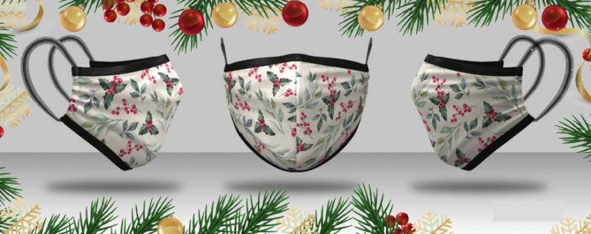 Mascarillas Reutilizables Navidad
