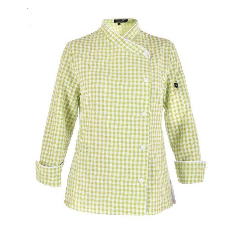 Chaqueta Cocina Mujer Cuadros