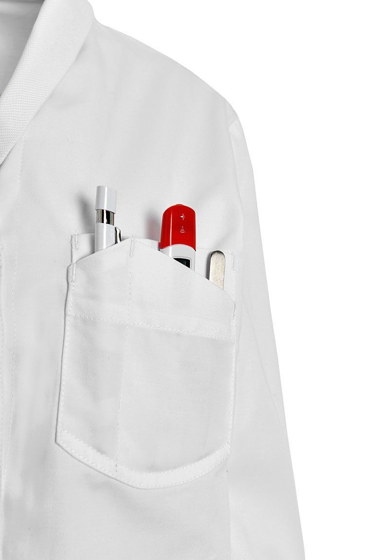 Bata Blanca Mujer Regular Fit