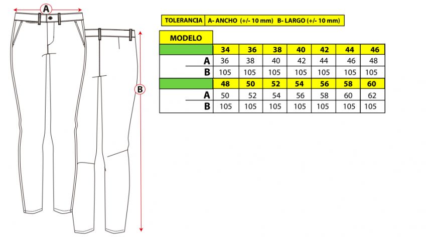 Pantalón de Vestir Señora Basic
