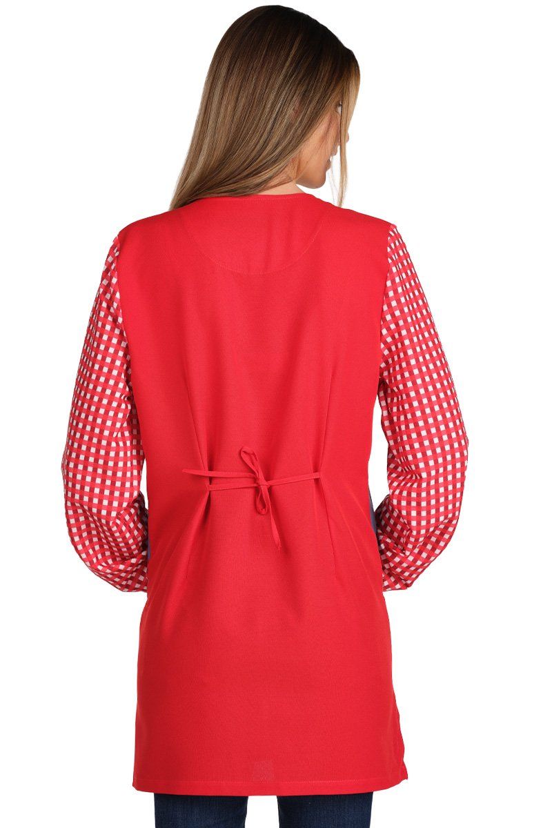lacla bata maestra 52605699 rojo espalda