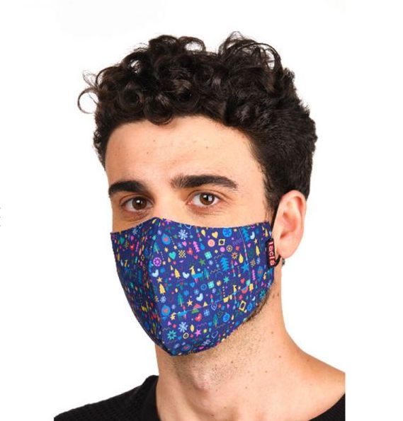 Mascarilla Navidad Estampada