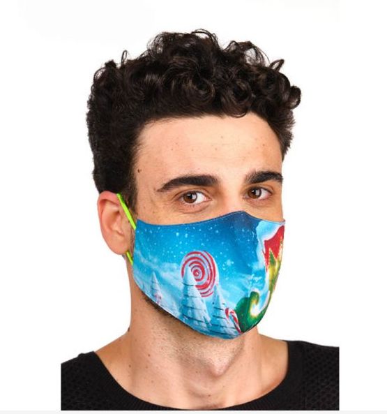 Mascarilla Navidad Estampada