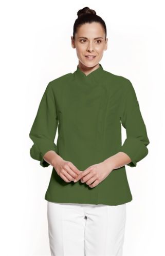 Chaqueta Cocina Mujer Microfibra