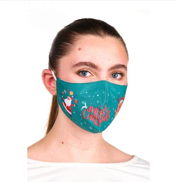 Mascarilla Navidad Estampada