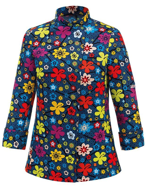 CHAQUETA MUJER COCINA FLORES