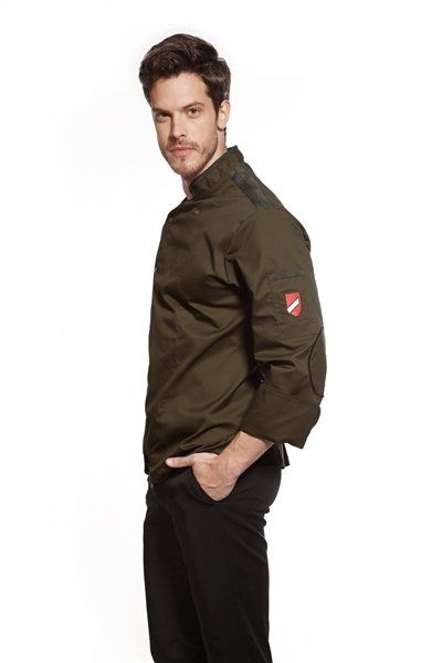 Chaqueta de Cocina Estilo Militar