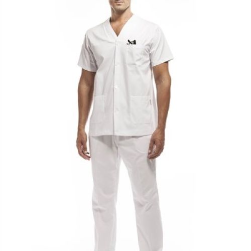 CASACA CUELLO PICO BOTÓN