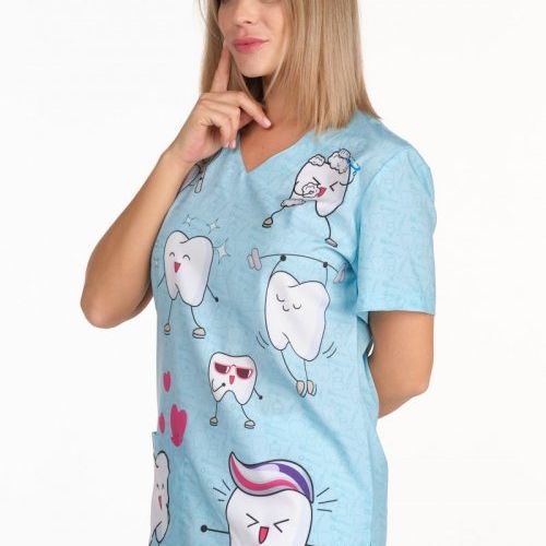 Casaca Microfibra Dientes