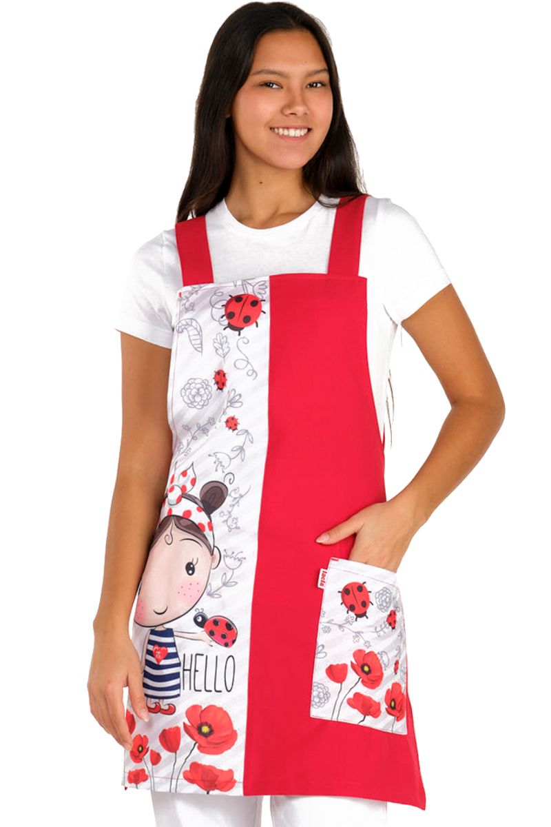 Niña Mariquita Rojo