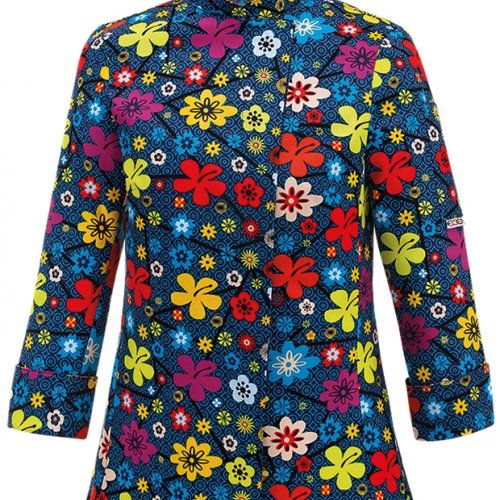 CHAQUETA MUJER COCINA FLORES