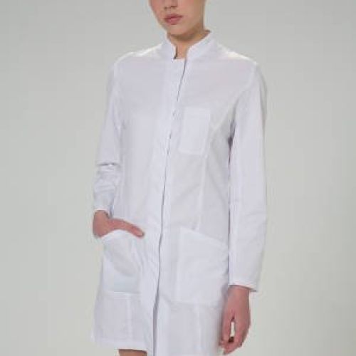 Bata Mujer Cuello Mao