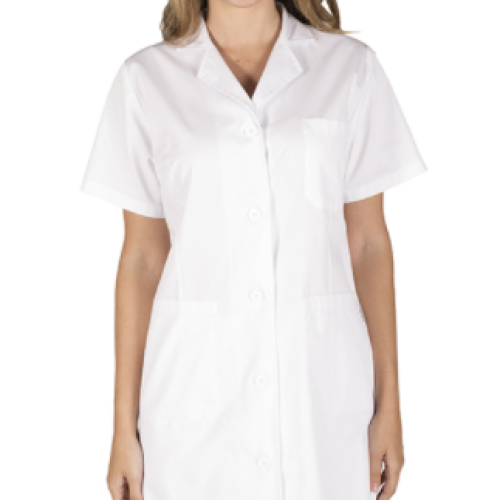 Bata Mujer Manga Corta