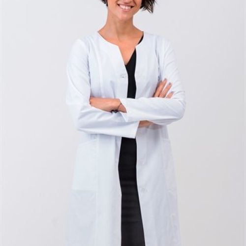 bata mujer cuello de fantasia