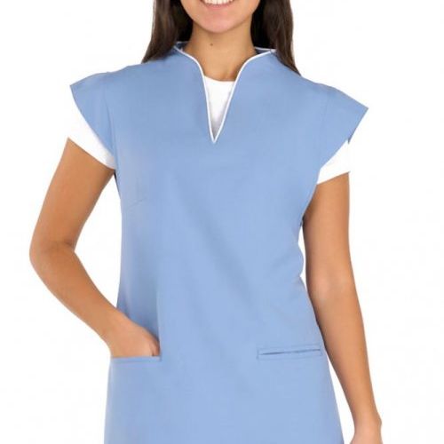 cuello chimenea celeste