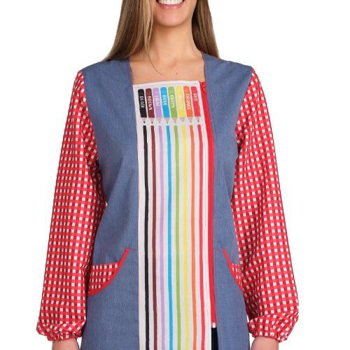 lacla bata maestra 52605699 rojo delantero