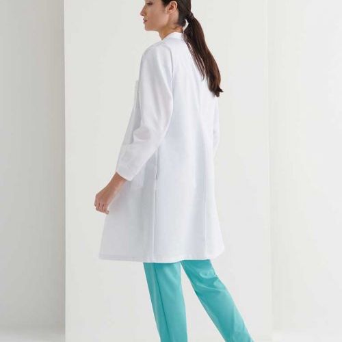 Bata Blanca Mujer Regular Fit