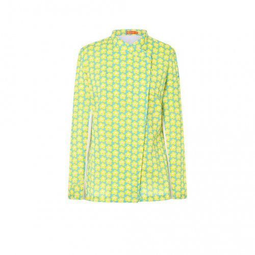 chaqueta estampada flores