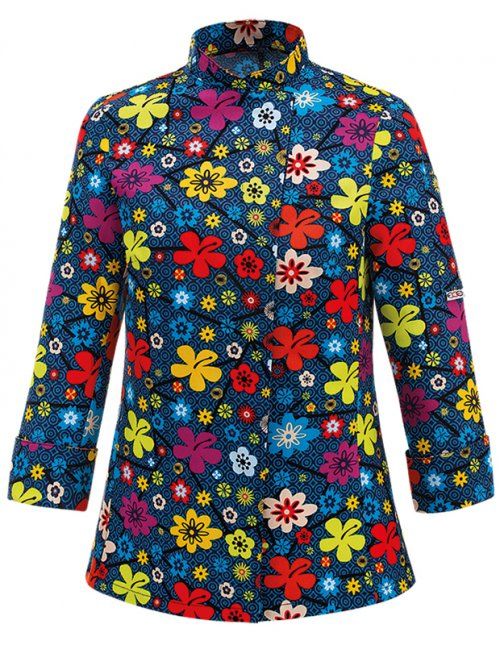 CHAQUETA MUJER COCINA FLORES