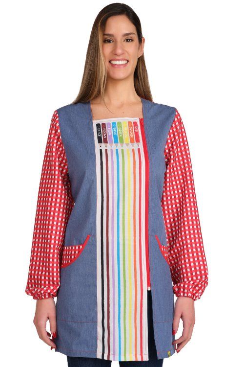 lacla bata maestra 52605699 rojo delantero