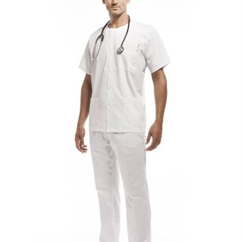 CASACA CUELLO REDONO BOTON