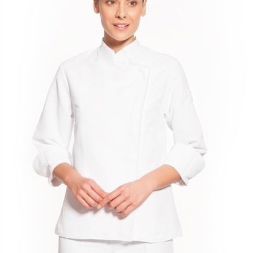 CHAQUETA COCINA MUJER MICROFIBRA